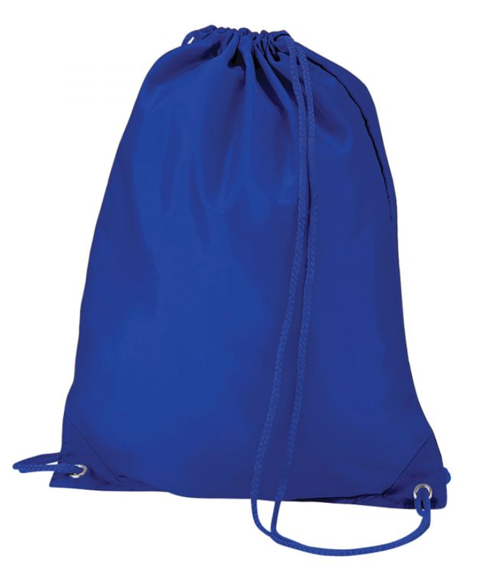 Yoxall St Peter's Royal Blue Gym Bag with Logo (2025)