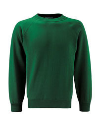 Overseal Bottle Green Sweatshirt with School Logo