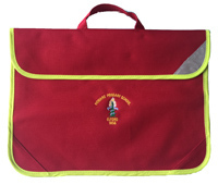 Howard Red Book Bag with school logo