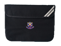 Richard Crosse Black Book Bag with school logo