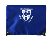 Holy Rosary Royal Blue Gym Bag