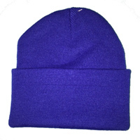 Holy Rosary Royal Blue Woolly Hat