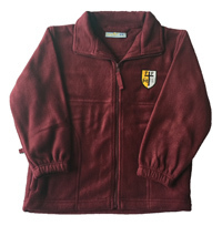 Lichfield St Peter and Paul Maroon Fleece with School Logo