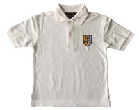 Lichfield St Peter and Paul White Polo with School Logo
