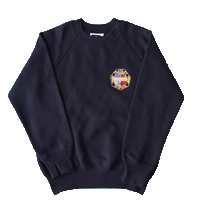 St Stephen's Fradley French Navy Sweatshirt with School Logo Ref762B