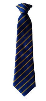Yoxall St Peter's Royal Blue & Gold School Clip on Tie