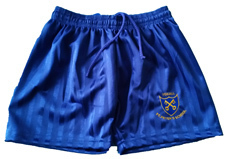 Yoxall St Peter's Royal Blue Shadow Stripe Shorts with School Logo