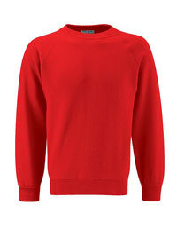 Church Gresley Red Sweatshirt with School Logo