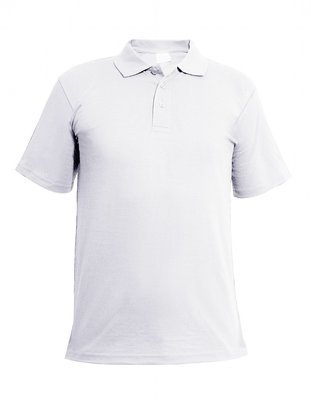 Coton-in-the-Elms White Polo with New School Logo