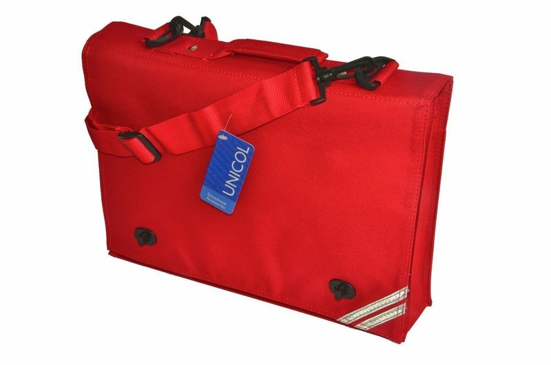 Coton-in-the-Elms Red Junior Document Case - Ref DC01