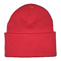Coton-in-the-Elms Red Woolly Hat