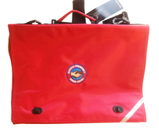 Newhall Red Junior Document Case with New Logo (2024)