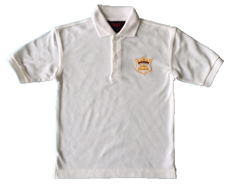 St Edward's White Polo with School Logo