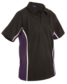 JTHS Unisex Panelled Polo Shirt with House Logo (G920) (Junior Sizes)