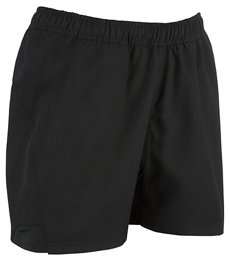 Black Pro Rugby Shorts with JT Free School Logo Ref : 535 (Junior Sizes)