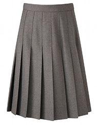 KES- Black Pleated Skirt with logo - Davenport (Junior Sizes)