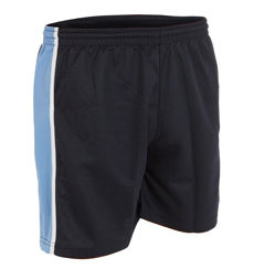 John Port Navy/Sky/White PE Shorts  with Logo (Junior Sizes)