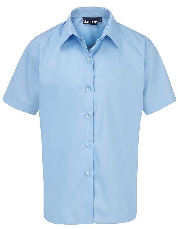Girls Twin Pack Short Sleeve Blouse (Junior Sizes)