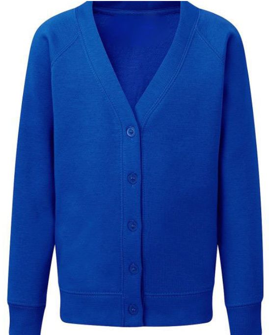 Yoxall St Peter's Royal Blue Cardigan with School Logo (2025)