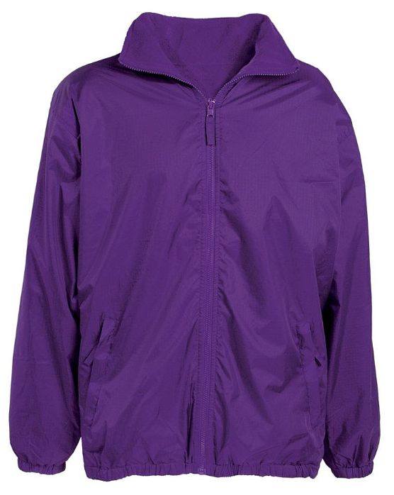 Branston Locks Purple Jacket with School Logo