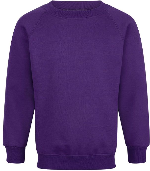 Branston Locks Purple Sweatshirt with School Logo