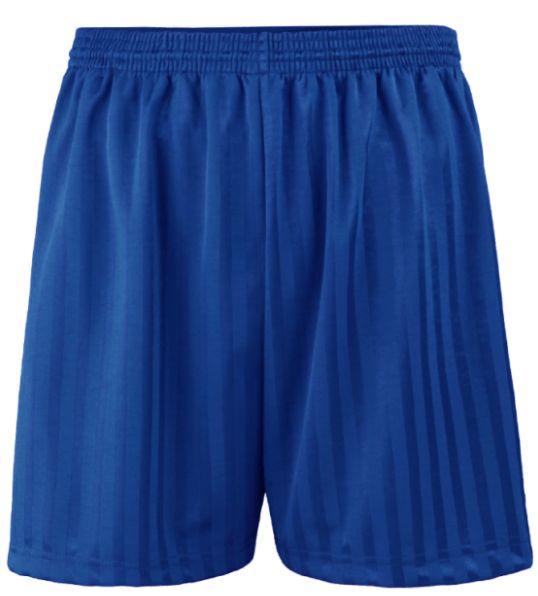 Yoxall St Peter's Royal Blue Shadow Stripe Shorts with School Logo (2025)