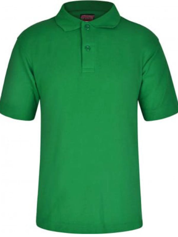 River View Emerald Polo with School Logo