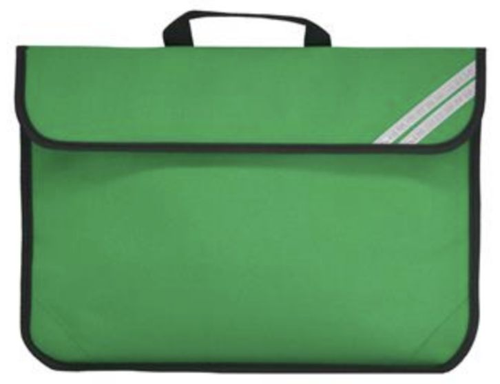 River View Emerald Book Bag with School Logo River View Emerald Book Bag with School Logo