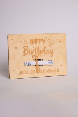 Geldgeschenk &quot;Happy Birthday&quot;