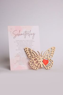 Story Card Ornament &quot;Schmetterling&quot;
