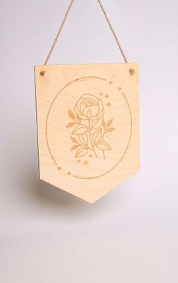 Schild Rose