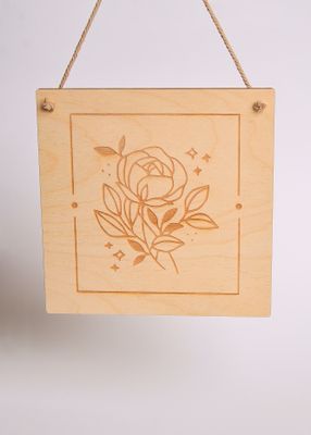 Schild Rose