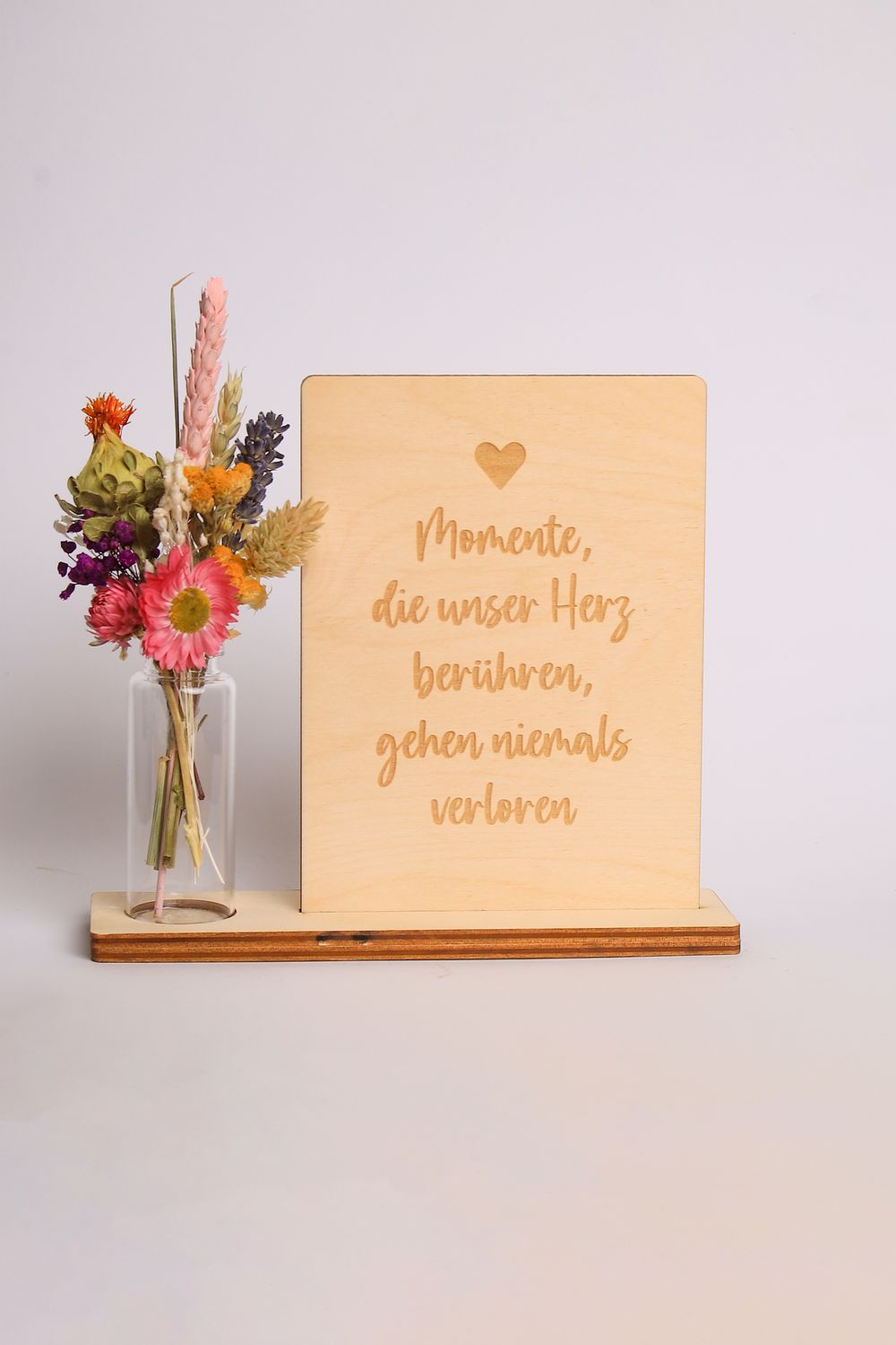 Spruchtafel &quot;Momente, die unser Herz berühren&quot;