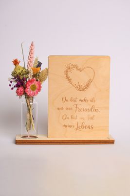 Spruchtafel Freundin