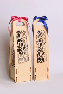 Geschenksverpackung für Wein/Schnaps - Tropfenmuster