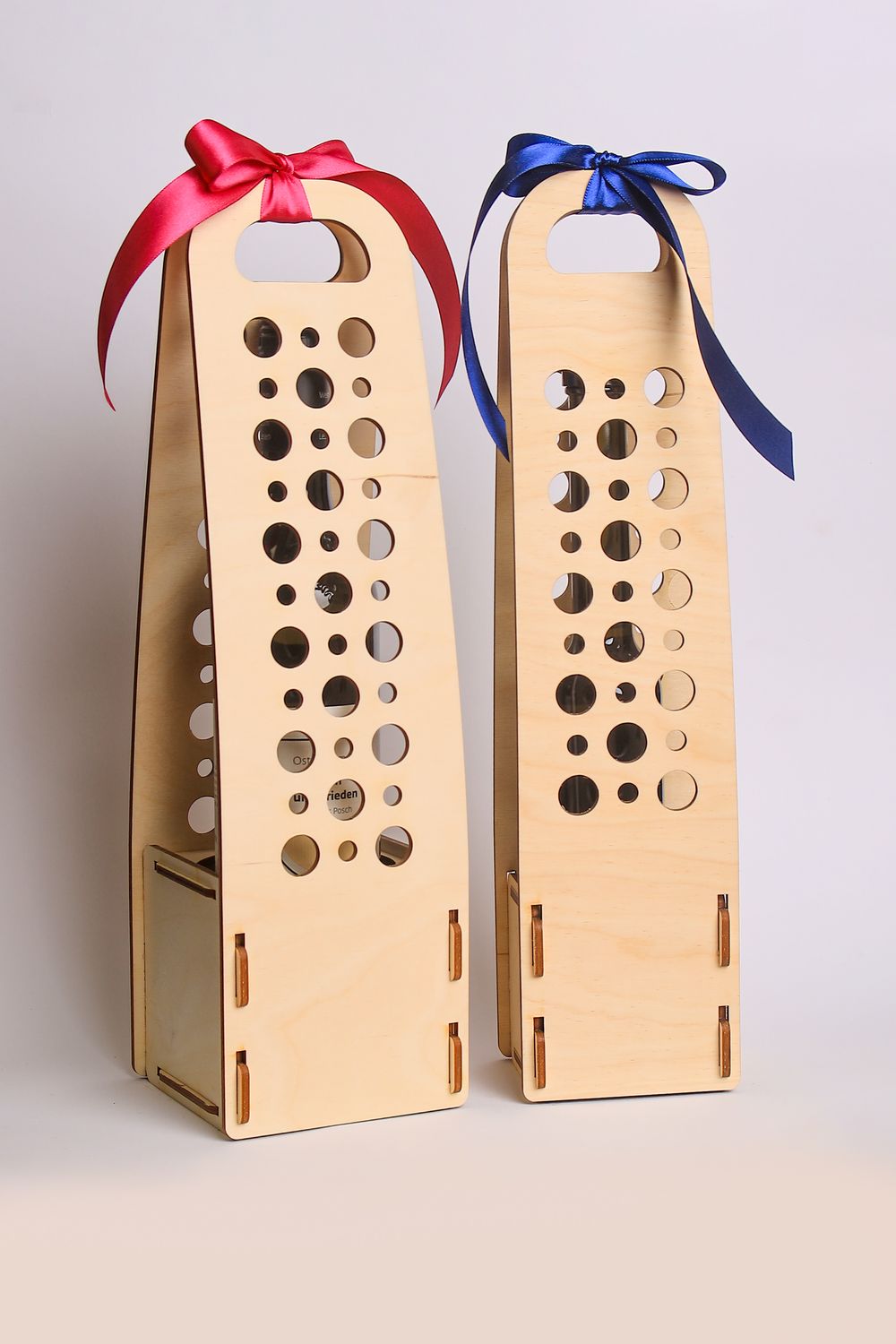 Geschenksverpackung für Wein/Schnaps - Punkte