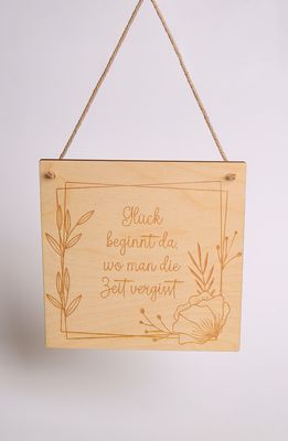 Schilder mit Sprüche