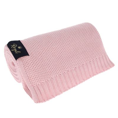 Strickdecke rosa