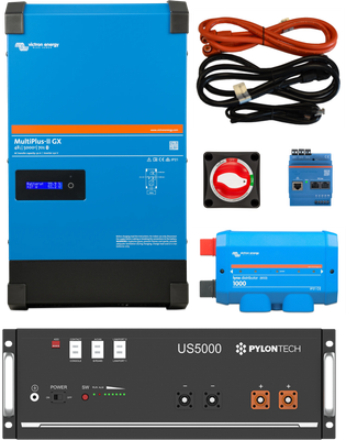 Thuisbatterij Victron met 1x Pylontech 4,8KWH met standaard installatie *