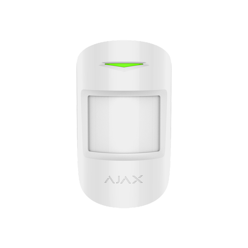 Ajax MotionProtect Jeweller wit, draadloze PIR detector 12m, diervriendelijk