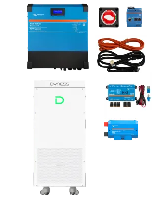 Thuisbatterij Victron RS Smart Solar 48V/6000VA/230V met 1x Dyness 14.3KWH met standaard installatie *
