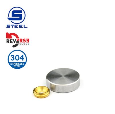 DOT STEEL REVERSE Ø15 | Steel Screw Head Covers