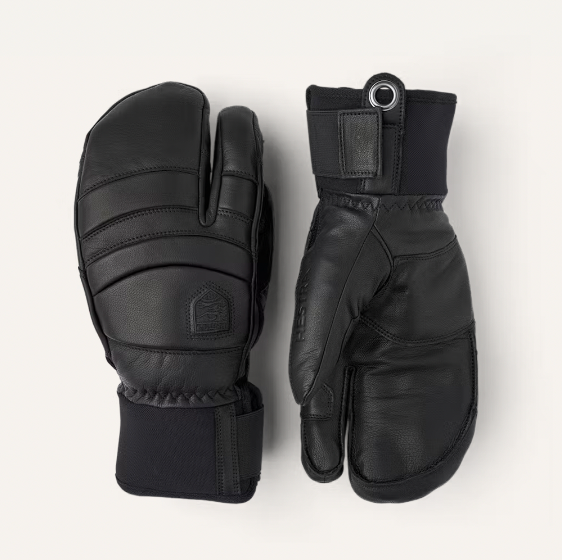 Hestra Fall Line 3-Finger 3000782, Color: Black, Size: 8