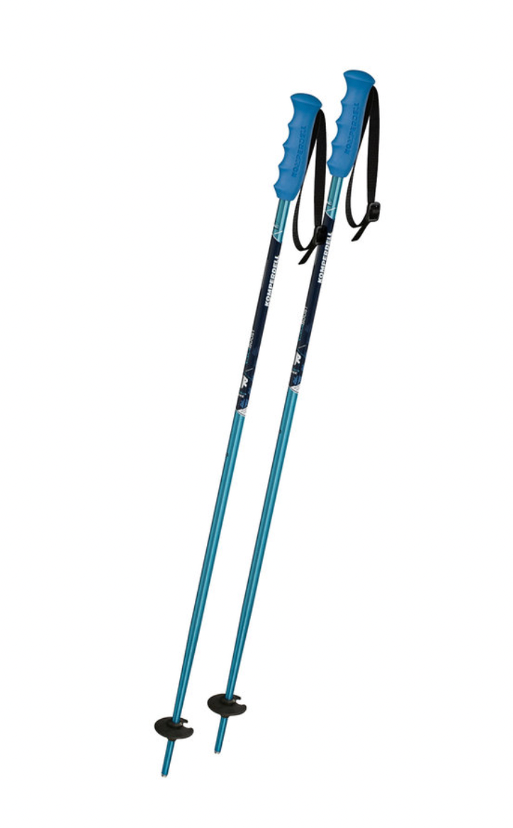 Komperdell Jr Poles, Color: Blue Boost, Size: 85/34