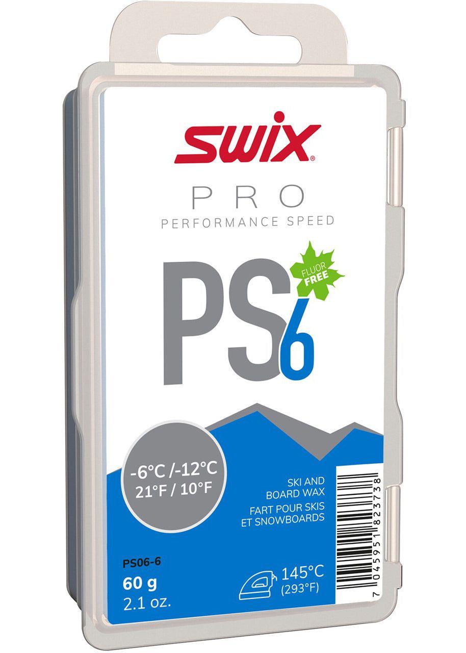 Swix PS Hard Waxes, Color: PS6, Size: 60g