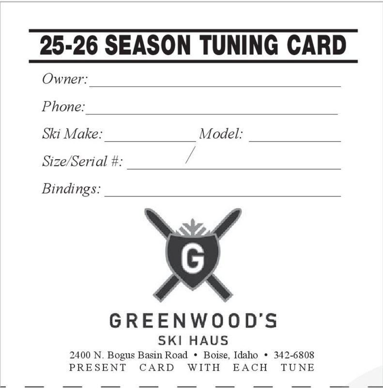 Season Tune Card