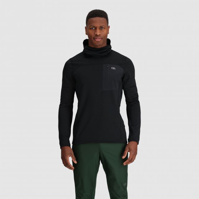 Outdoor Research Mens Vigor Grid Fleece Pullover Hoodie 300502