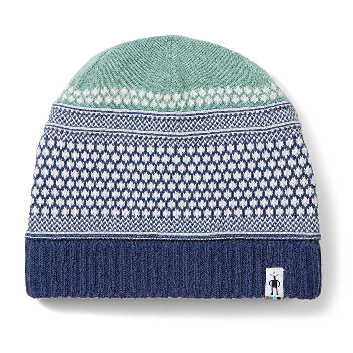 Smartwool Popcorn Cable Reversible Beanie, Color: Nightfall Blue