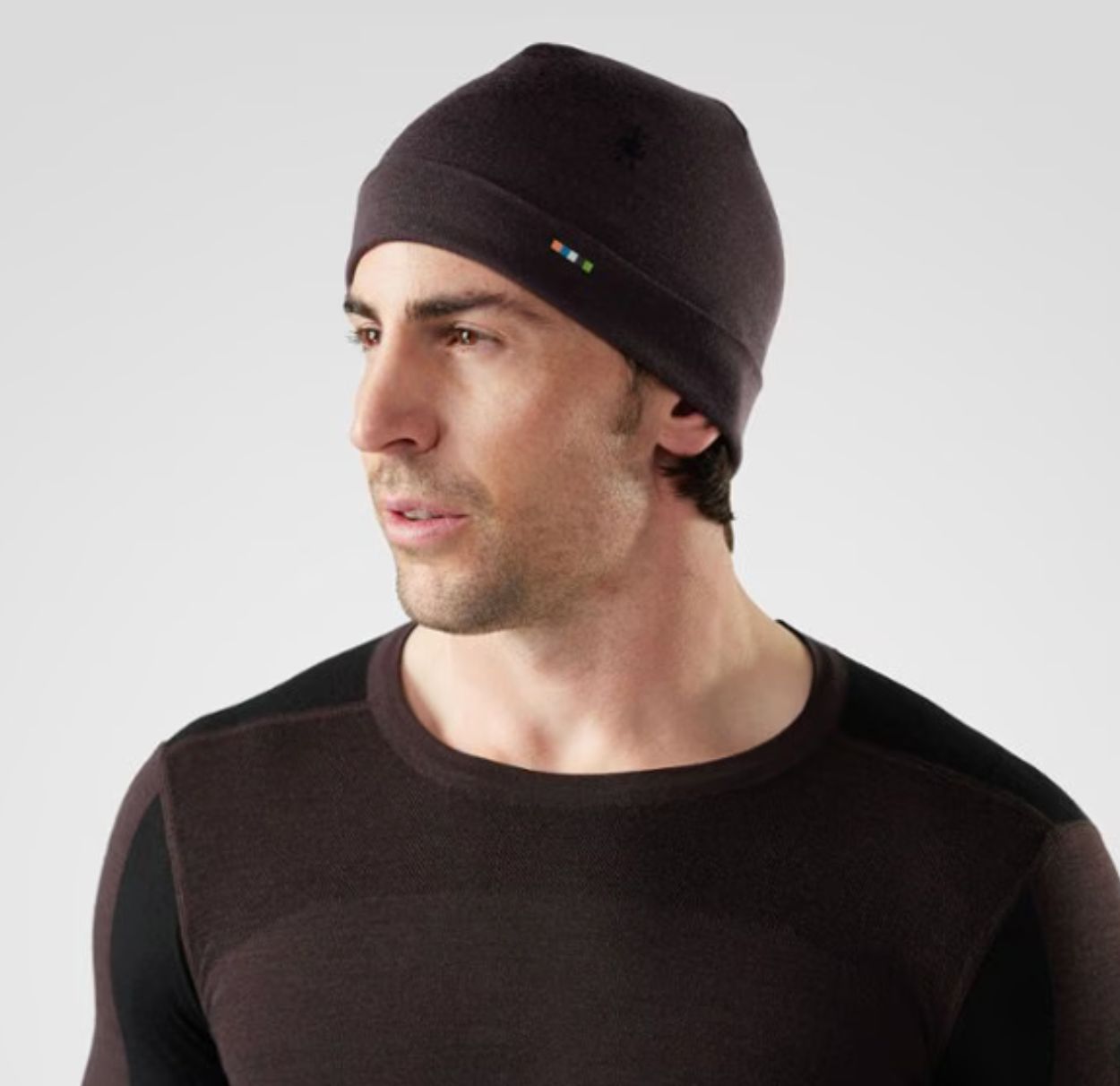 Smartwool Thermal Merino Reversible Cuffed Beanie, Color: Mink Heather