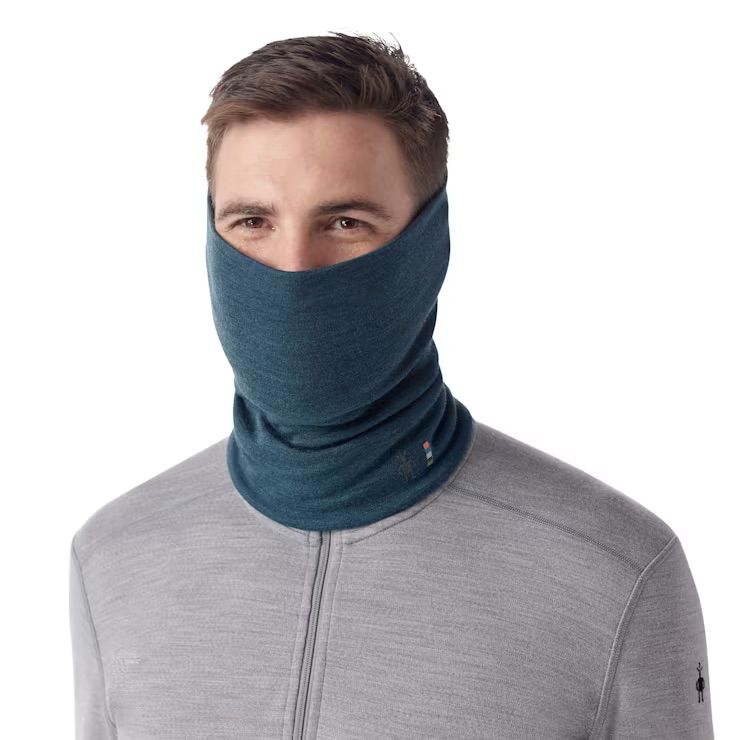 Smartwool Thermal Merino Reversible Neck Gaiter, Color: Twilight Blue Heather